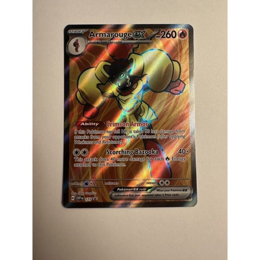 Armarouge ex - 125 Scarlet & Violet Promo Cards Pokemon TCG Near mint NM 61Z